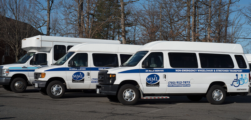 Our Fleet of Transportation vans
